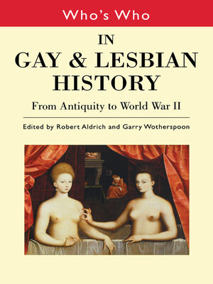 cover image of Who's Who in Gay and Lesbian History Volume1